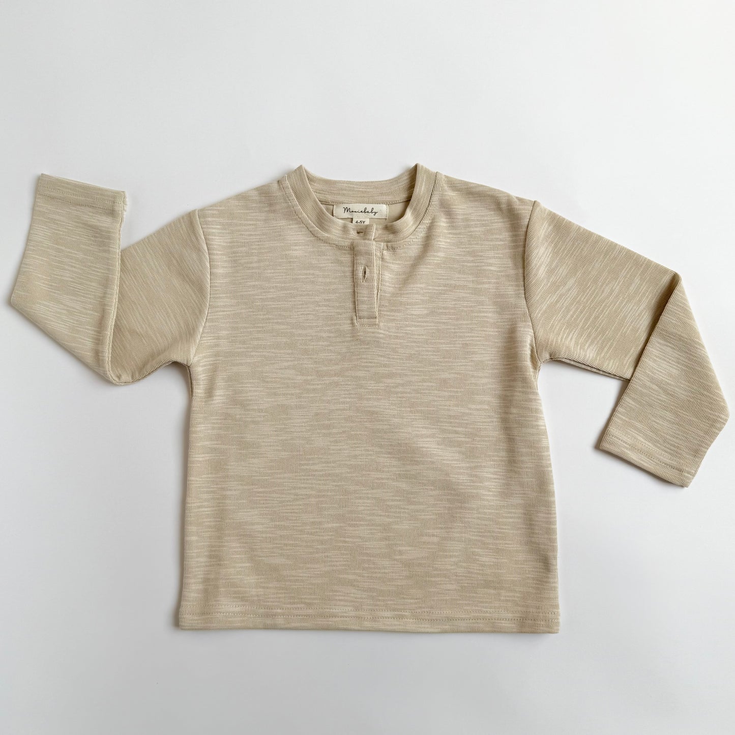 LONG SLEEVE SHIRT - BEIGE