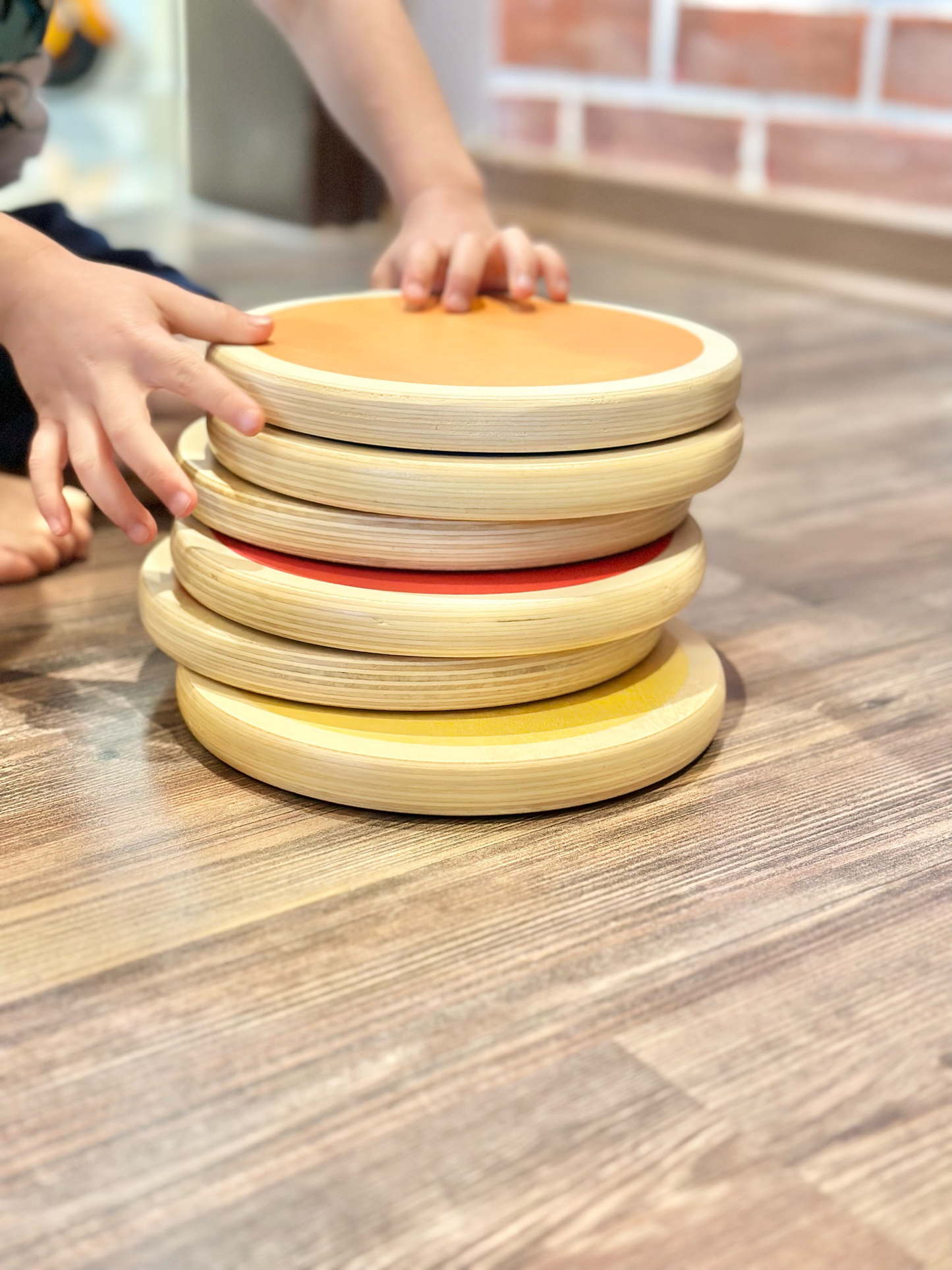 Wooden Montessori Stepping Stones (6pcs)
