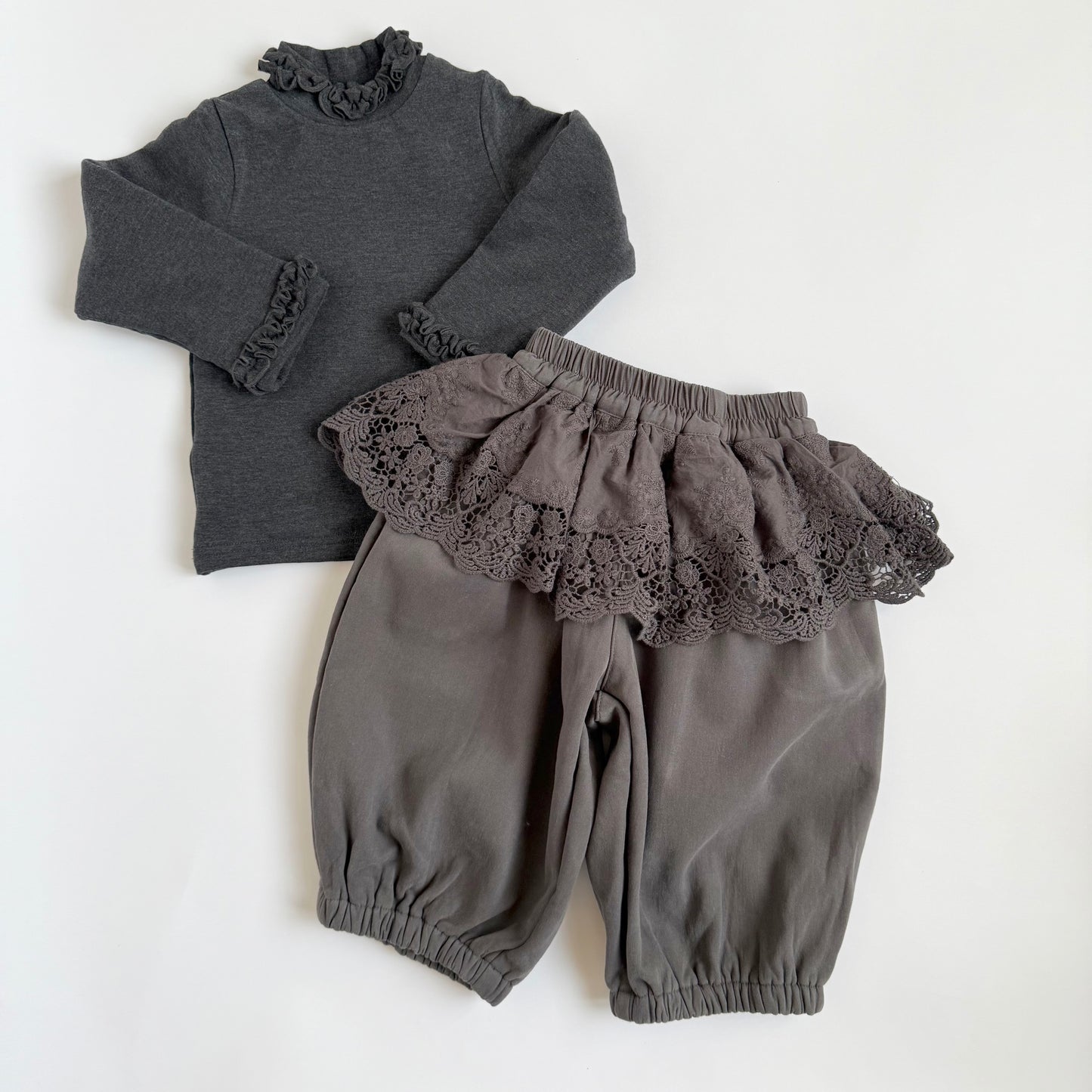 Double Layered Ruffles Shirt