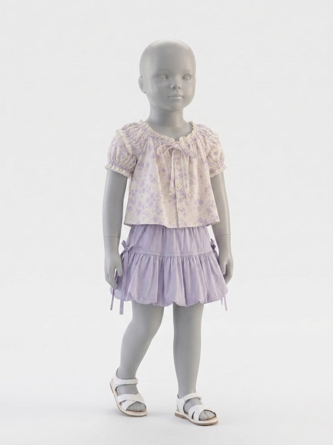 Lavender Shirt & Short Set