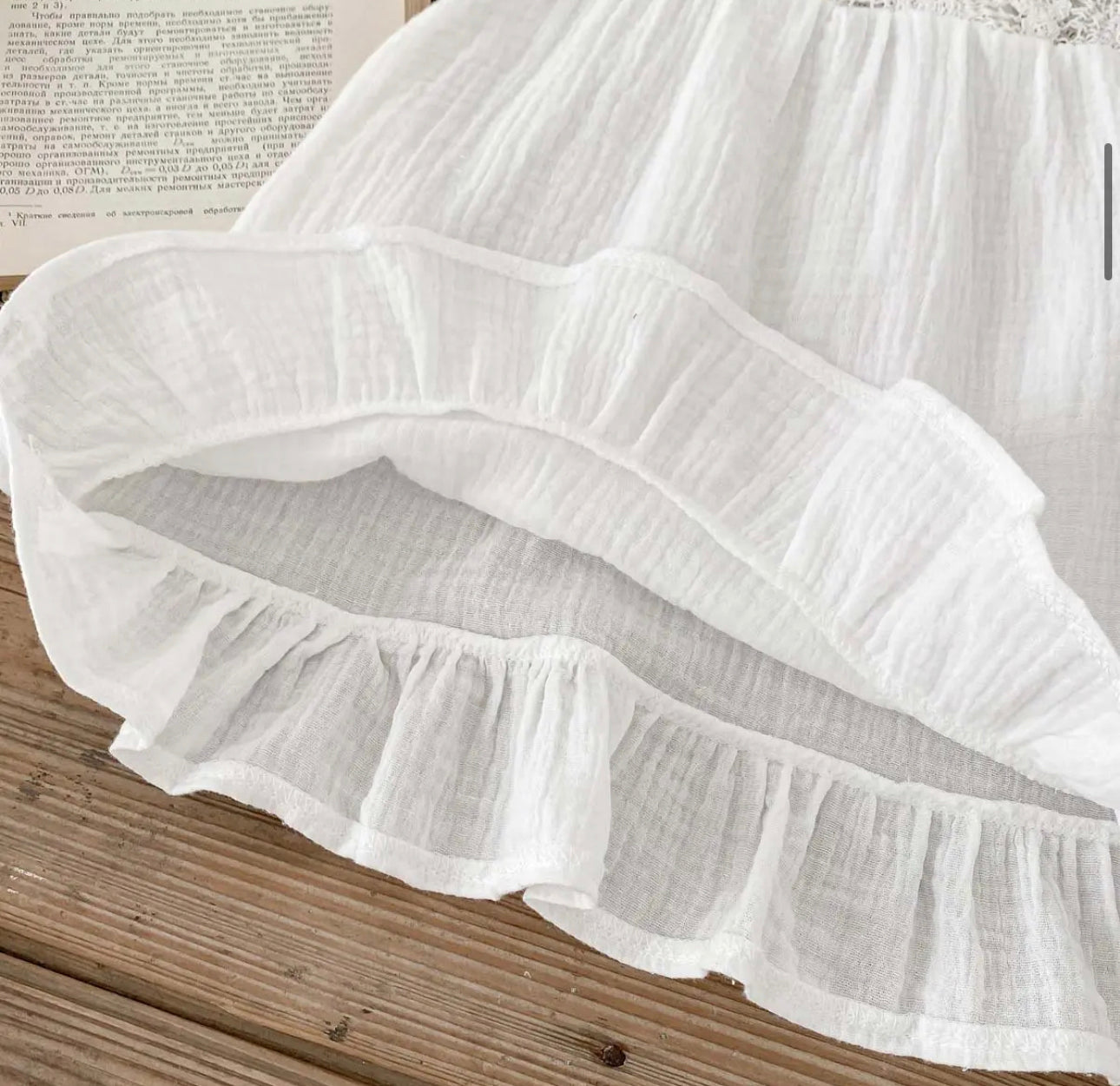 Sleeveless Summer Dress - White
