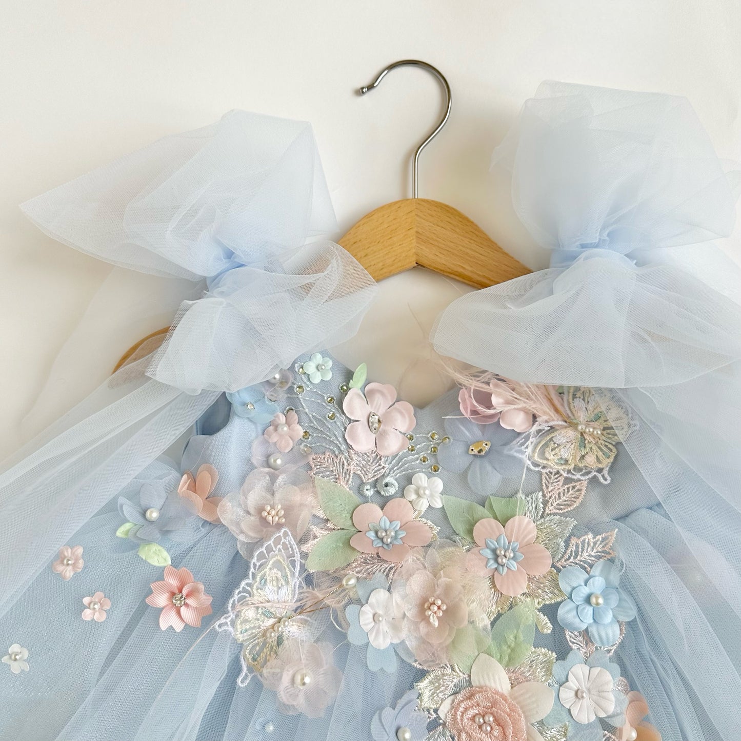 Flower Girl LUXE - Baby blue