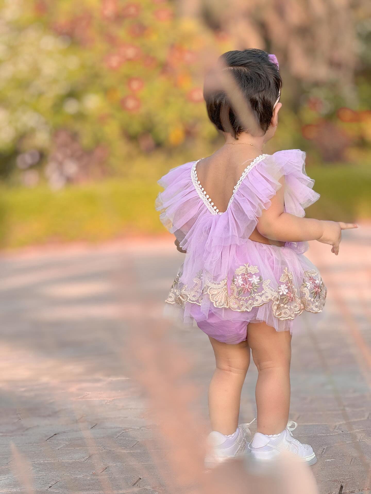 Vintage Romper - Lilac