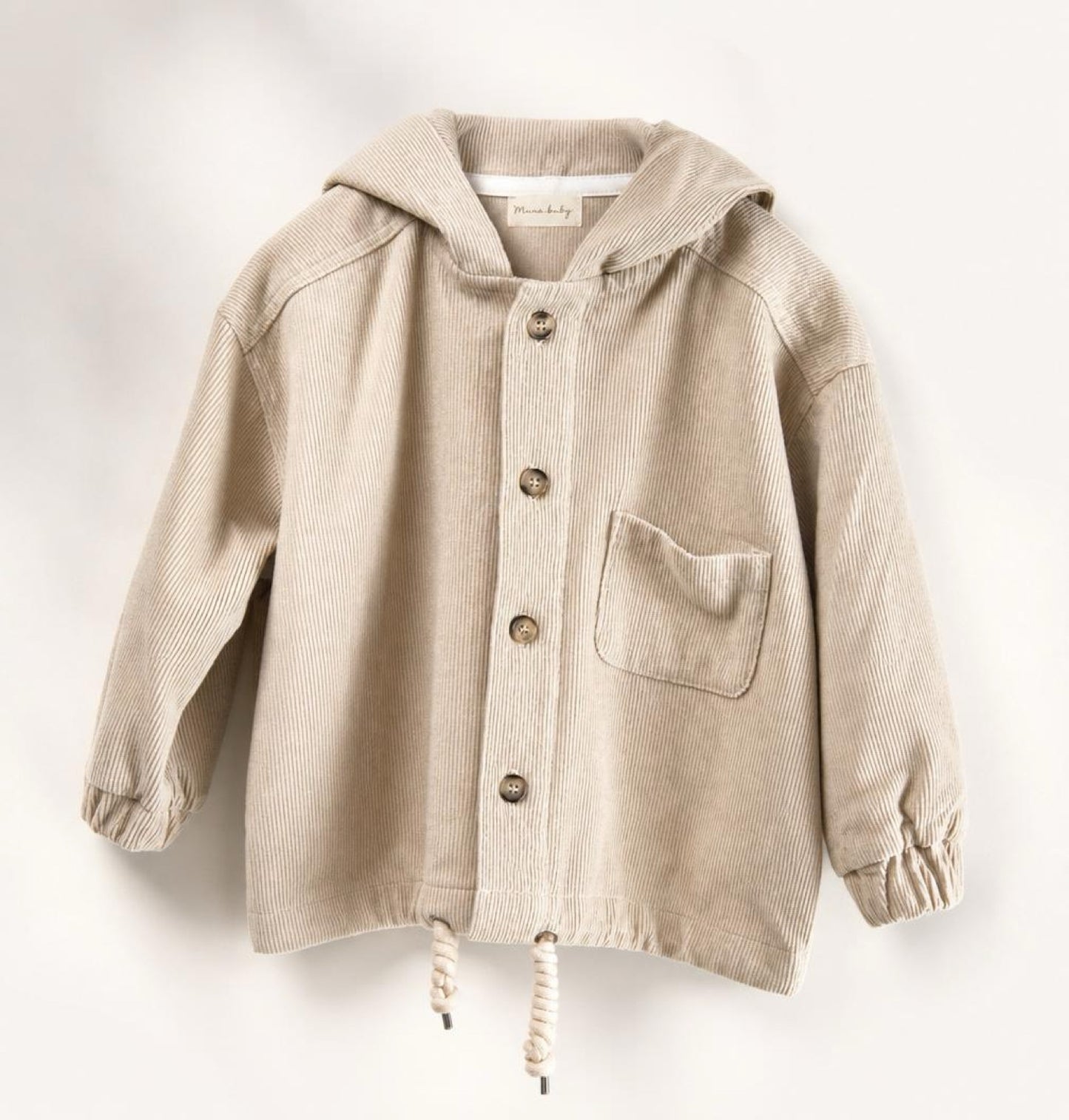 CORDUROY LIGHT JACKET - BEIGE