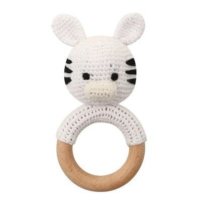 Crochet Rattle - Zebra