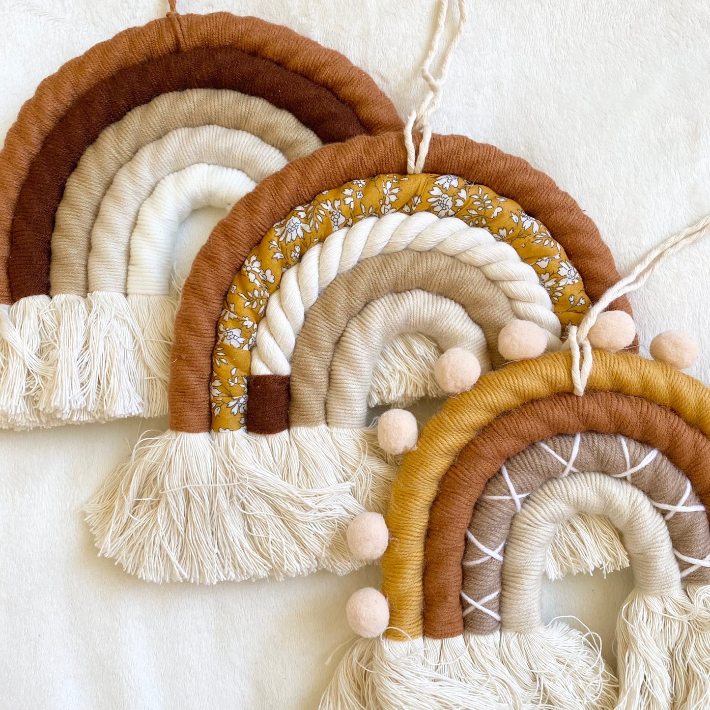 Rainbow Wall Décor - Brown - 5 layers