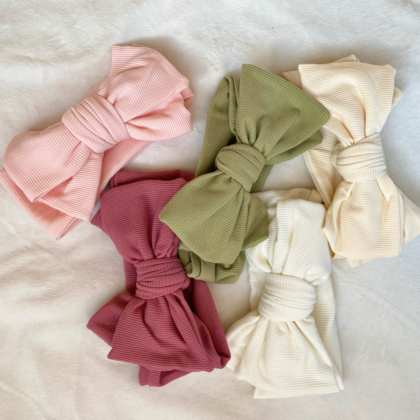 Oversized Ribbed Headband - Mulberry