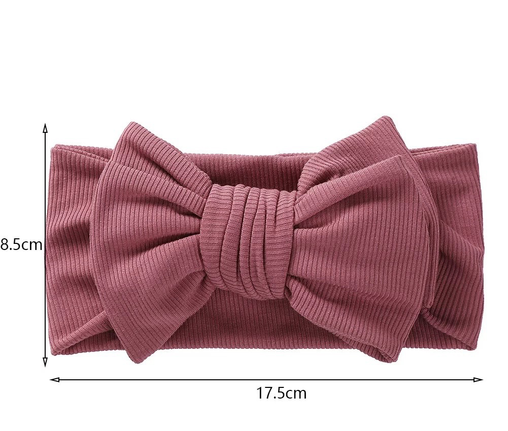 Oversized Ribbed Headband - Mulberry