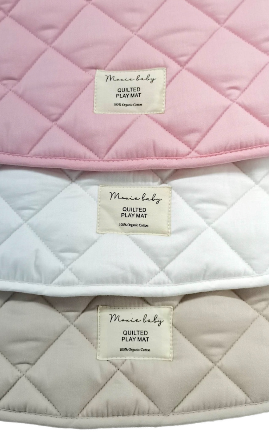 Quilted Play Mat II- White