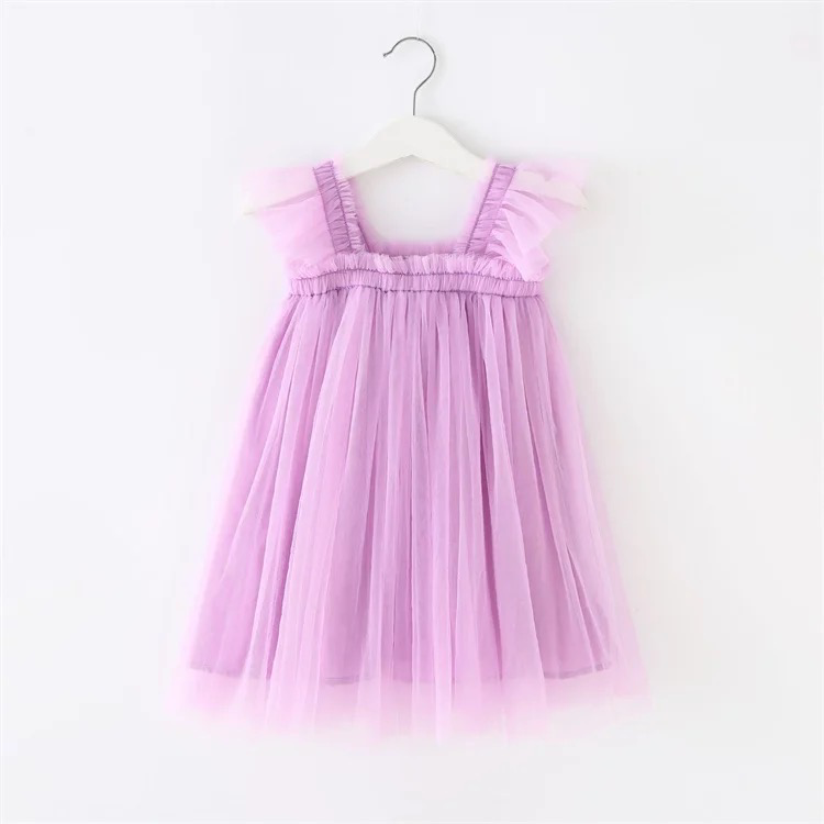Butterfly Tulle Dress - Lavender