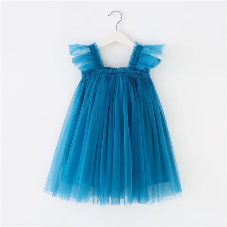 Butterfly Tulle Dress - Blue