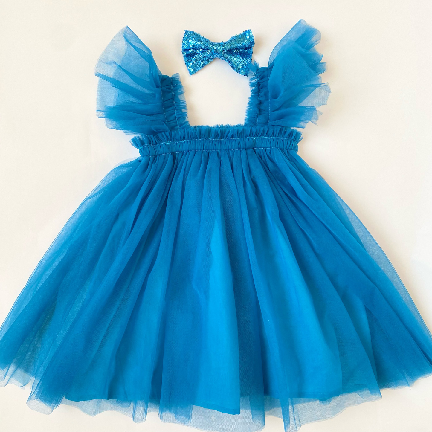 Butterfly Tulle Dress - Blue