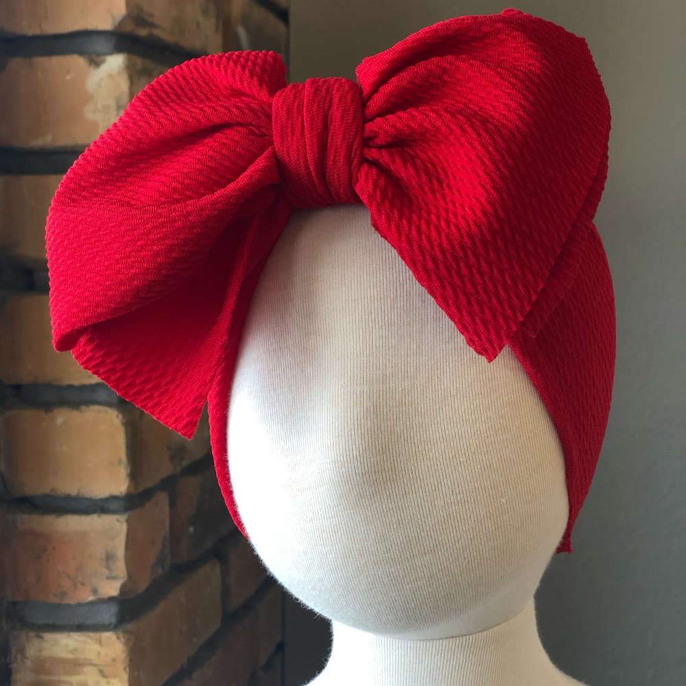 Oversized Headband - Vibrant Red