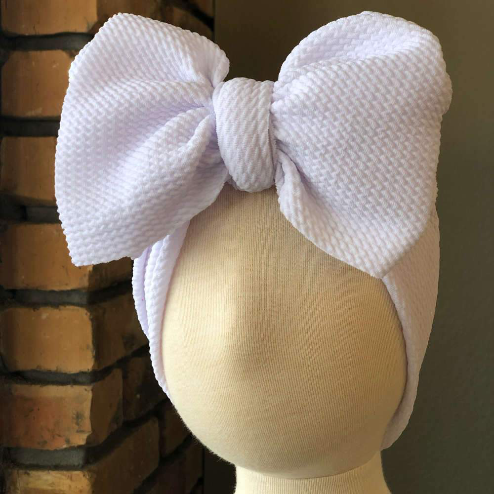 Oversized Headband - White