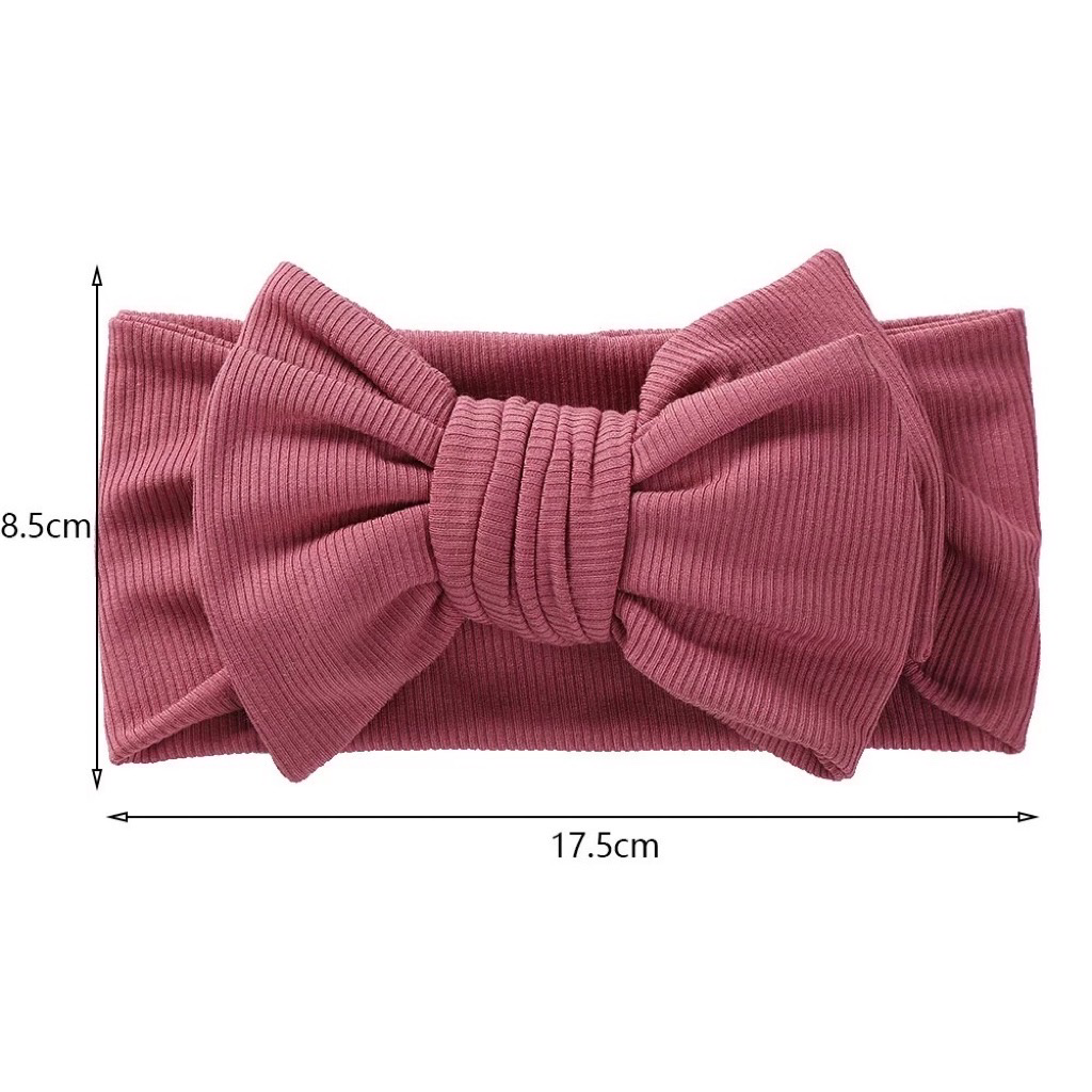 Oversized Ribbed Headband - Blush Pink