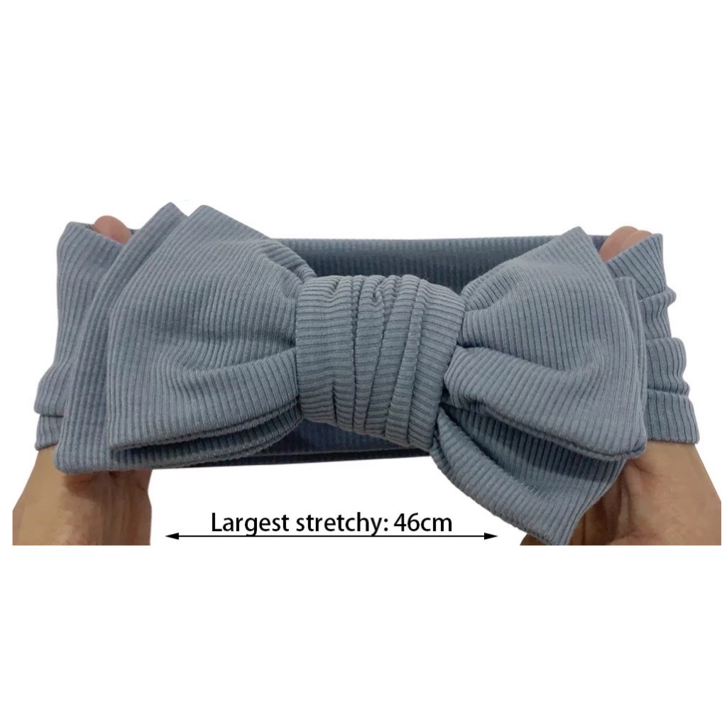 Oversized Ribbed Headband - Cream