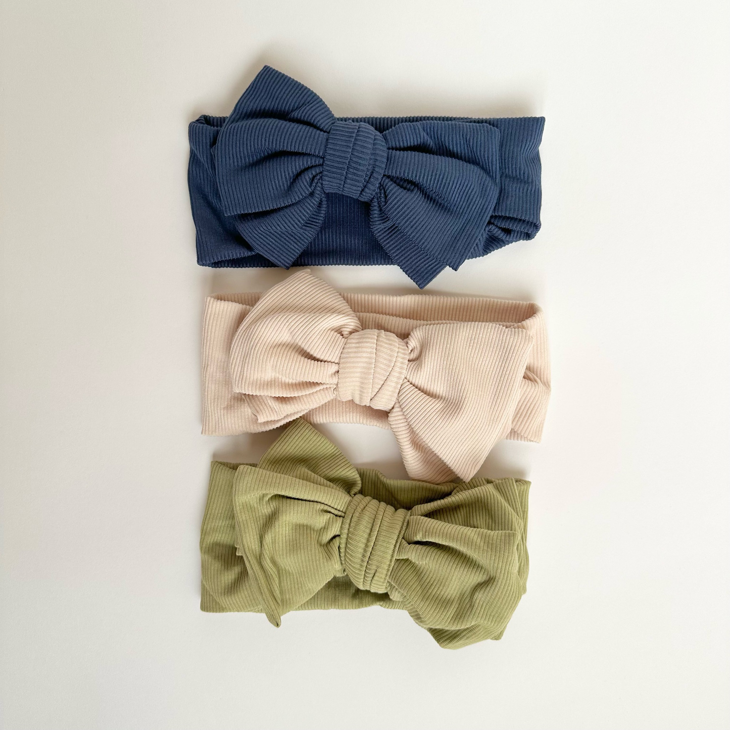 Oversized Ribbed Headband - Cream