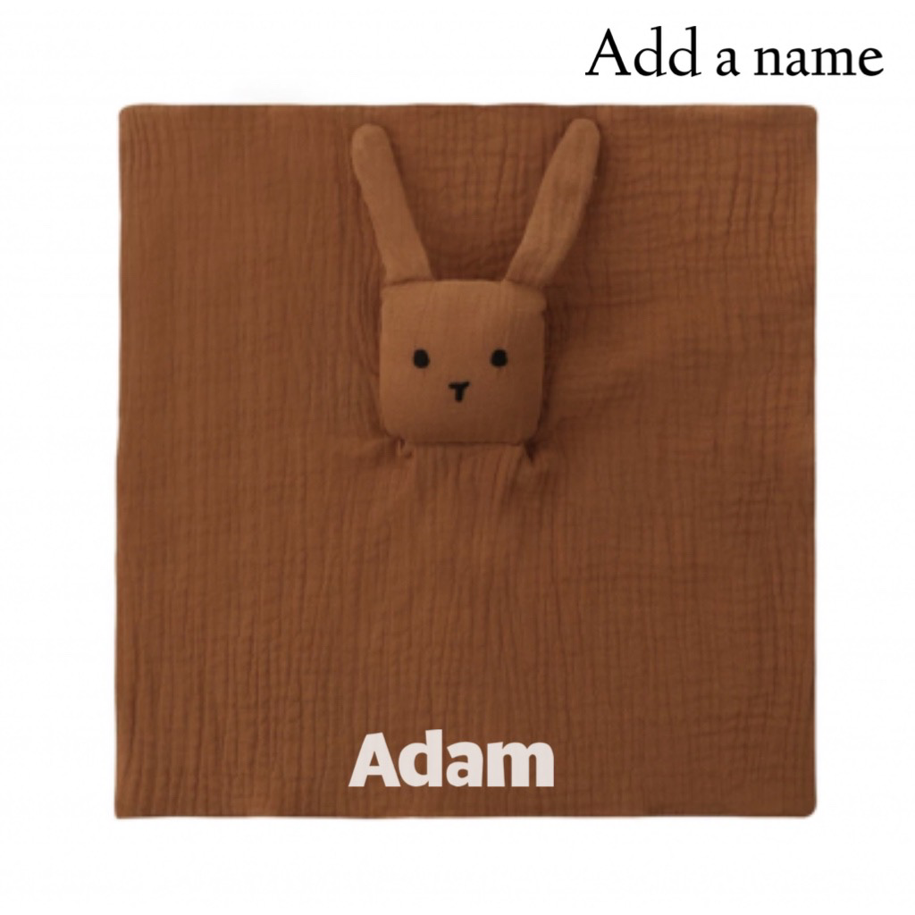 Rabbit Ears Security Blanket - Brown