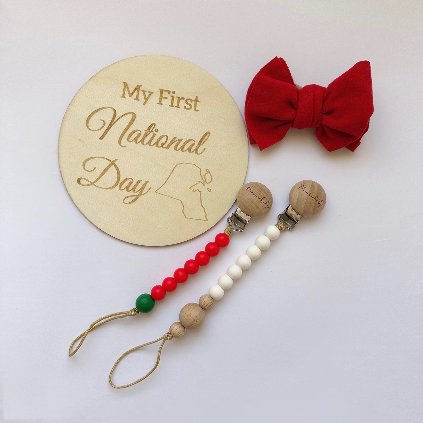 Pacifier Clip - Silicone - White