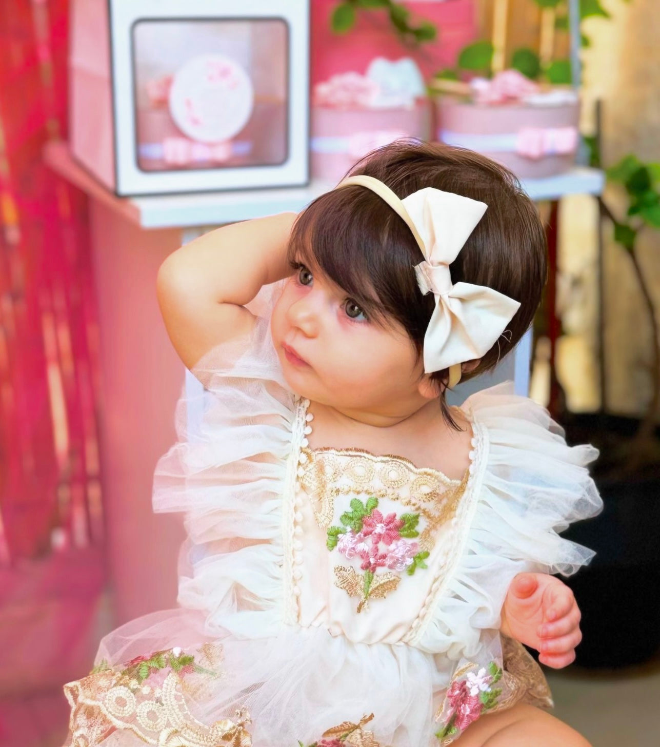 Vintage Romper - Cream