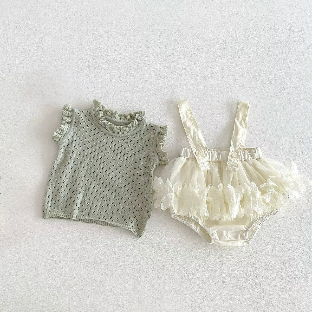 Sage Shirt & Bloomers Set