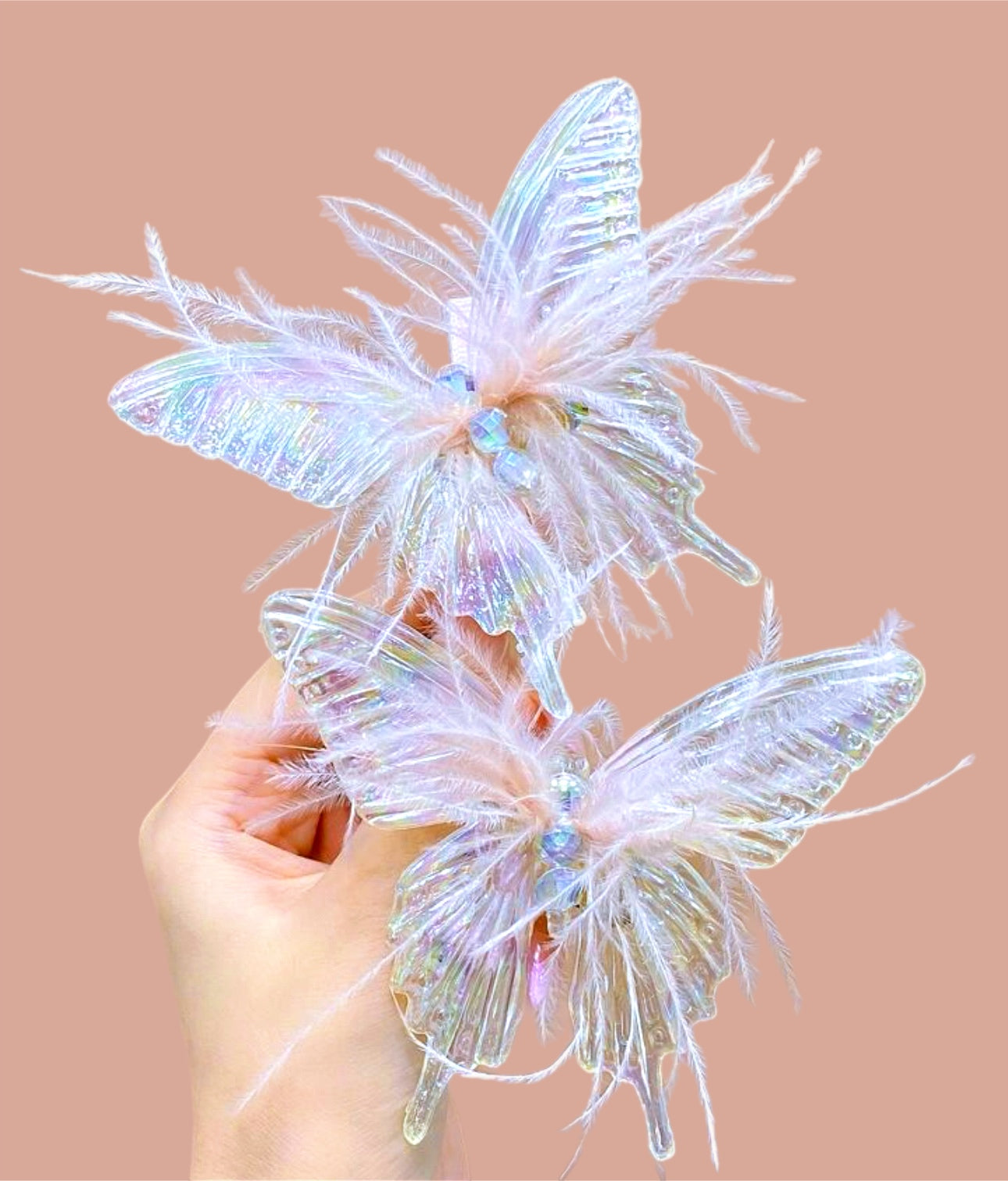 Butterfly Bow Clips Set (2 pcs)