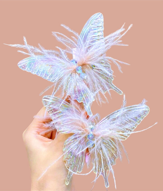 Butterfly Bow Clips Set (2 pcs)