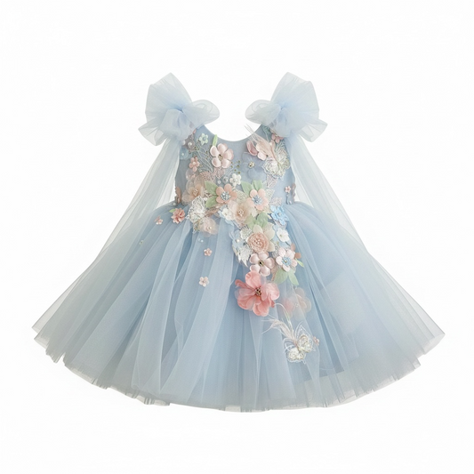 Flower Girl LUXE - Baby blue