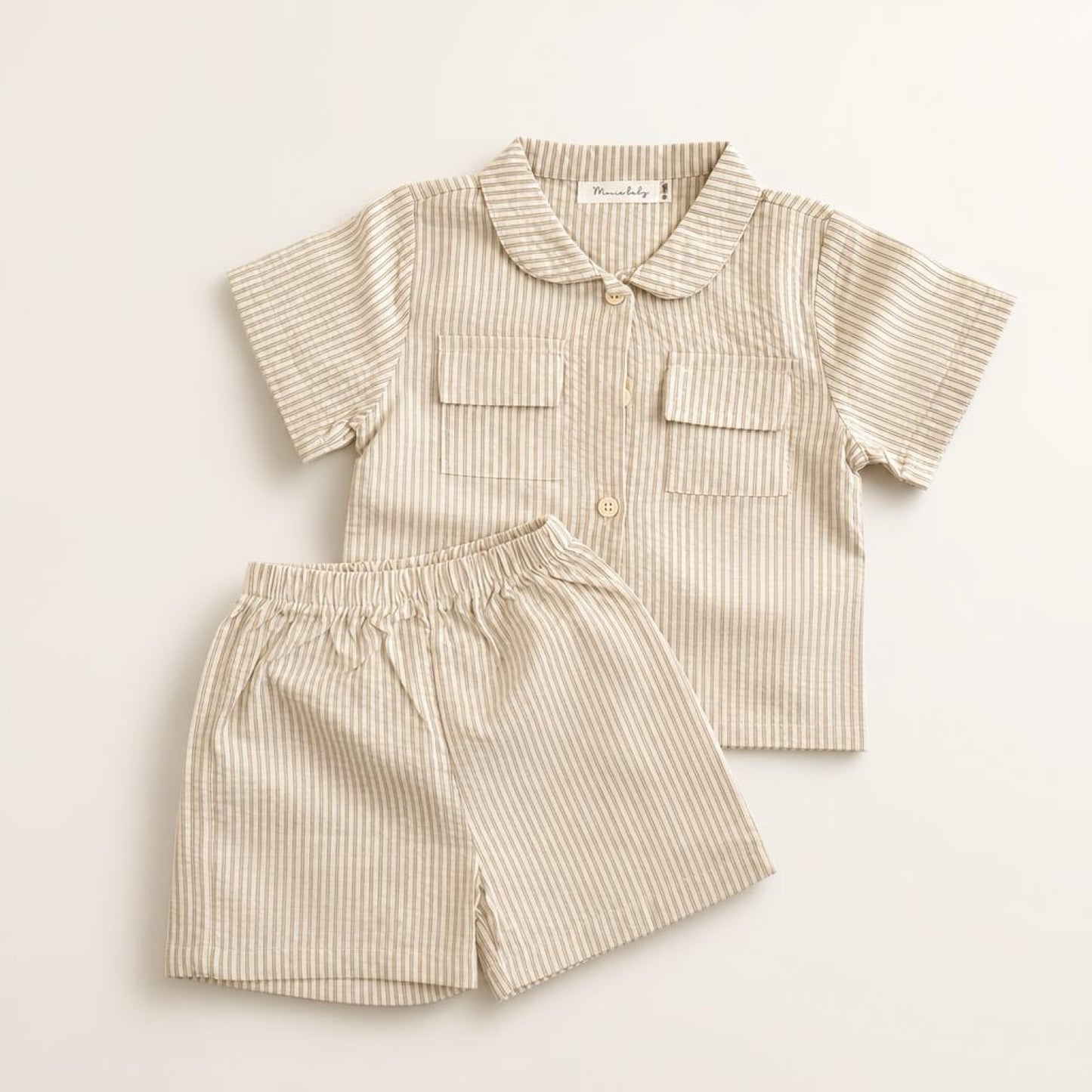 Shirt & Shorts Set - Stripes