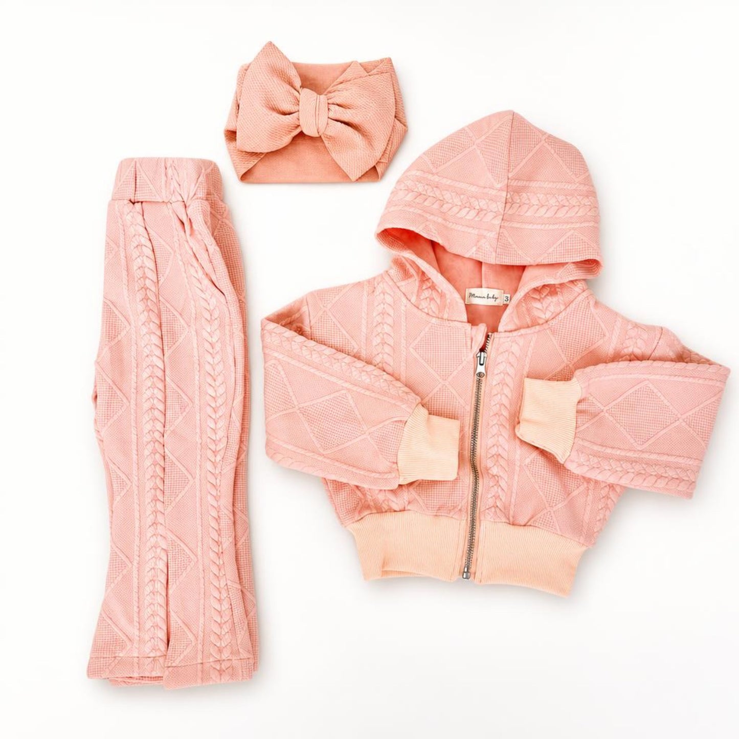 Two-piece Hoodie Set-Pink