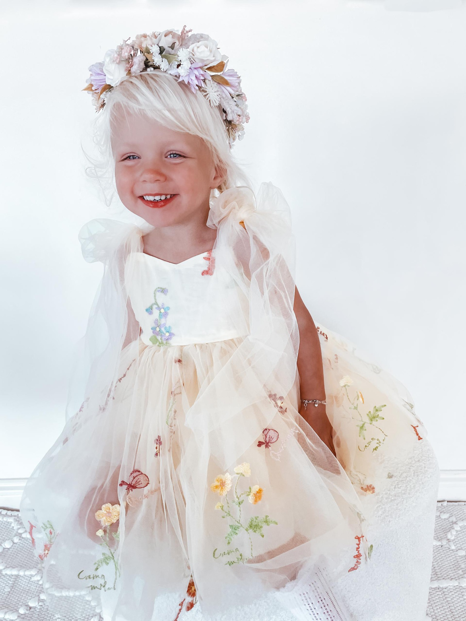 Fairy Dress - Cream moxiebaby Fairy Dress - Cream moxiebaby